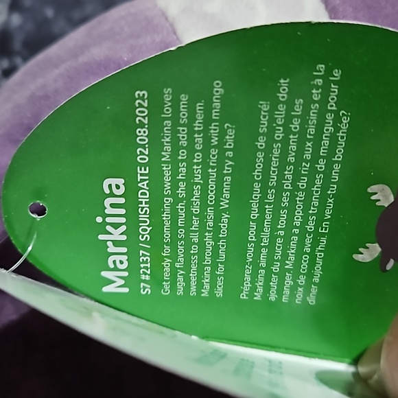 Original  Squishmallow Christmas Markina 7 inch the Reindeer First to Market - Picture 4 of 5